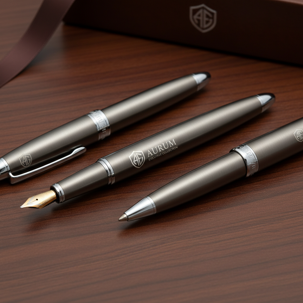 Branded metal pens (engraved)