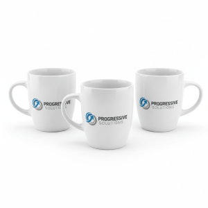 Branded ceramic mugs