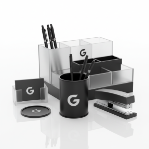 Branded desk accessories