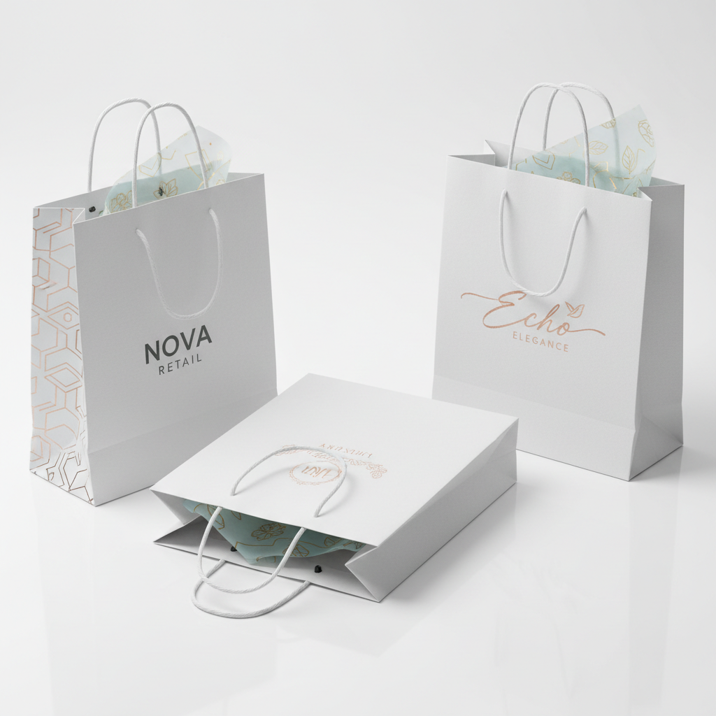 Branded paper bags