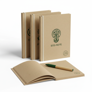 Branded recycled notebooks