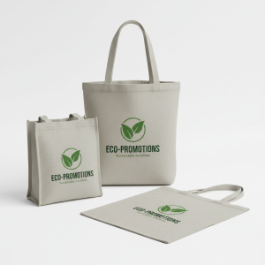 Branded recycled tote bags (rPET)