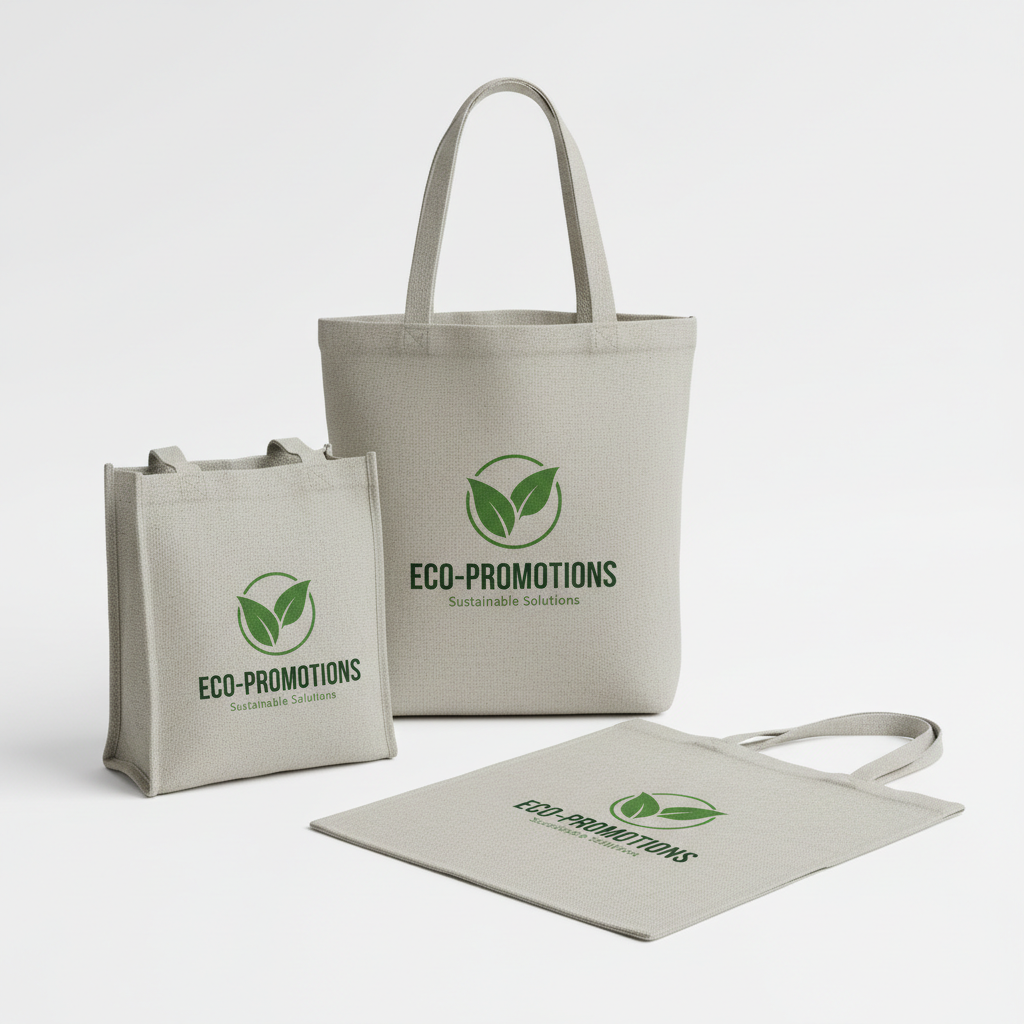 Branded recycled tote bags (rPET)