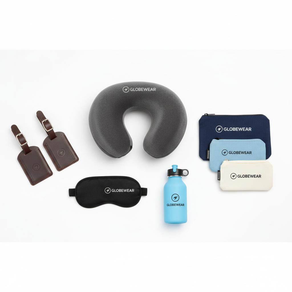 Branded travel accessories
