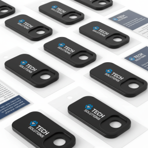 Branded webcam covers